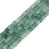 Natural Green Aventurine Beads Strands G-B129-A17-01-1