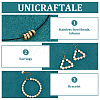 Unicraftale 40Pcs 2 Style 304 Stainless Steel Beads STAS-UN0056-05-5