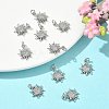 SHEGRACE Brass Micro Pave Cubic Zirconia Pendants XGRQ3D867-477P-4