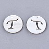Natural Freshwater Shell Charms SHEL-S276-119T-2