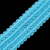 Transparent Glass Beads Strands X1-EGLA-A034-T4mm-MD08-2