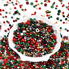 Christmas Theme Glass Seed Beads SEED-N007-13K-2