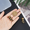 SUPERFINDINGS 2Pcs Brass European Beads KK-FH0007-06AB-3