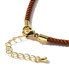 Nylon Milan Cord Necklace Making MAK-M028-01G-15-3