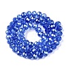 Electroplate Glass Beads Strands EGLA-A044-T8mm-A31-3