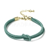 3MM Round Nylon Braided Cord Bracelet Making FB-CBAA152-03G-35-1