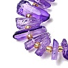 Natural Quartz Crystal Beads Strands G-F800-E11-3