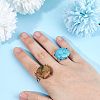 2Pcs Adjustable Brass Finger Ring Components FIND-HS0001-01P-3