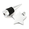 Alloy Wine Bottle Stopper Cabochon Settings AJEW-Z016-02C-P-2