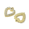 UV Plating Alloy Rhinestone Pendants FIND-B039-02G-07-2