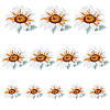 Flower Self Adhesive Computerized Embroidery Cloth Iron on/Sew on Patches PATC-GA0001-84B-1
