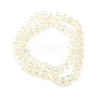 Transparent Electroplate Glass Beads Strands EGLA-P062-01A-01-2