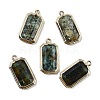 Natural African Turquoise(Jasper) Pendants G-U019-04G-04-1