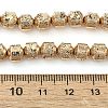 Electroplated Natural Lava Rock Beads Strands G-L606-B02-01C-4