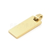 304 Stainless Steel Stamping Blank Tag Pendants STAS-Z126-03G-03-2