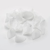 Frosted Acrylic Calla Lily Flower Beads for Chunky Necklace Jewelry X-PAF011Y-1-1