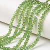 Electroplate Transparent Glass Beads Strands EGLA-A034-T4mm-T01-1
