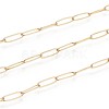 Ion Plating(IP) 304 Stainless Steel Paperclip Chains CHS-F010-01C-G-2