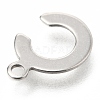 Non-Tarnish 201 Stainless Steel Charms X-STAS-C021-06P-C-3