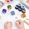10 Rolls 10 Colors Chinlon Thread OCOR-WR0001-40-4