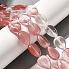 Cherry Quartz Glass Beads Strands G-P561-B09-01-2