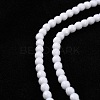 Synthetic White Agate Beads Strands X-G-D419-4mm-01-3