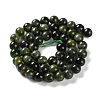 Natural Green Diopside Beads Strands G-NH0031-01B-3