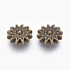 Tibetan Style Alloy Sun Beads LS-TIBEP-GC188-AB-NR-2