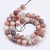 Natural Multi-Moonstone Beads Strands G-J157-10mm-06-2