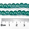 Frosted Transparent Glass Bead Strands LS-GLAA-P065-6mm-08-3