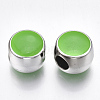 UV Plating Acrylic European Beads OACR-T005-105P-2
