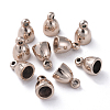 Lead Free & Nickel Free Light Gold Plated Alloy Cord Ends PALLOY-J169-94G-FF-1