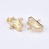 Transparent Glass Links connectors X-GLAA-T007-16F-2