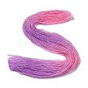Transparent Gradient Color Glass Beads Strands GLAA-G101-2mm-15-2