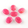 Oval Imitation Gemstone Acrylic Beads OACR-R047-22-1