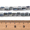 Electroplate Glass Beads Strands EGLA-D031-01-23-4