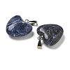 Natural Sodalite Pendants G-K385-03P-03-2