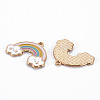 Alloy Enamel Pendants ENAM-S126-050-NR-3