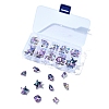 49Pcs 10 Style Electroplate Glass Charms GLAA-YW0003-48-4