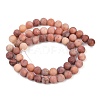 Natural Pink Aventurine Beads Strands LS-G-G716-01-6mm-8