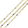 Rack Plating Brass Dapped Chains AJEW-Q153-03G-07-1