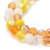 Electroplate Glass Beads Strands EGLA-P048-A07-3