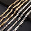 Craftdady 4 Yards 2 Colors Rhinestone Cup Chains FIND-CD0001-17-3