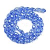 Transparent Electroplate Glass Beads Strands EGLA-N013-T10mm-B10-2