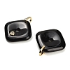 Natural Obsidian Pendants GG-CBA4625-04G-01-2