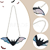 Acrylic Bat Hanging Suncatchers HJEW-WH0042-148B-3