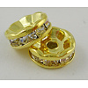 Middle East Rhinestone Spacer Beads X-RSB036NF-01G-1