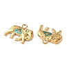 304 Stainless Steel Enamel Pendants STAS-I346-18G-01-2