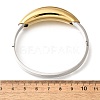 304 Stainless Steel Hinged Bangles for Women BJEW-C091-02E-GP-5