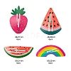 24Pcs 4 Style Baking Paint Iron Snap Hair Clips PHAR-LS0001-03-4